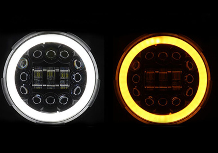 12-72W IP69K LED Fog Lighting 10,000lm, a prueba de polvo para camiones mineros, certificado por marca electrónica certificada