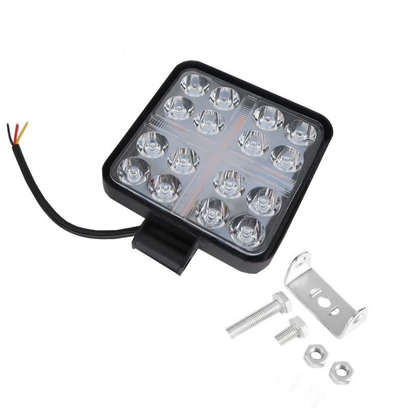 12-72W IP69K Luces antiniebla LED 10,000lm, a prueba de polvo para camiones mineros, certificado por marca electrónica
