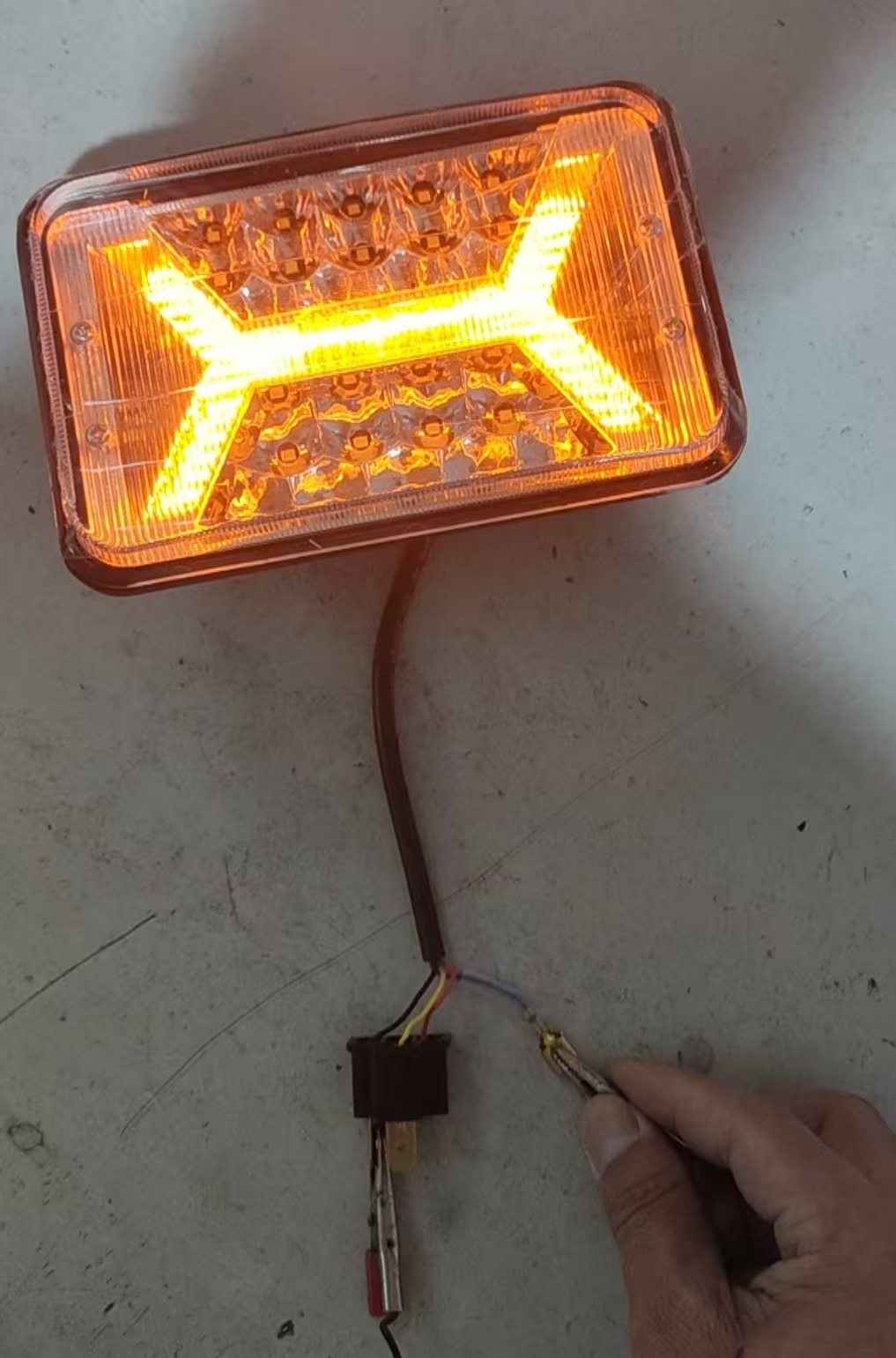 Luz de niebla LED de animación de 270 ° - Visión alta para bicicletas Harley/Adv