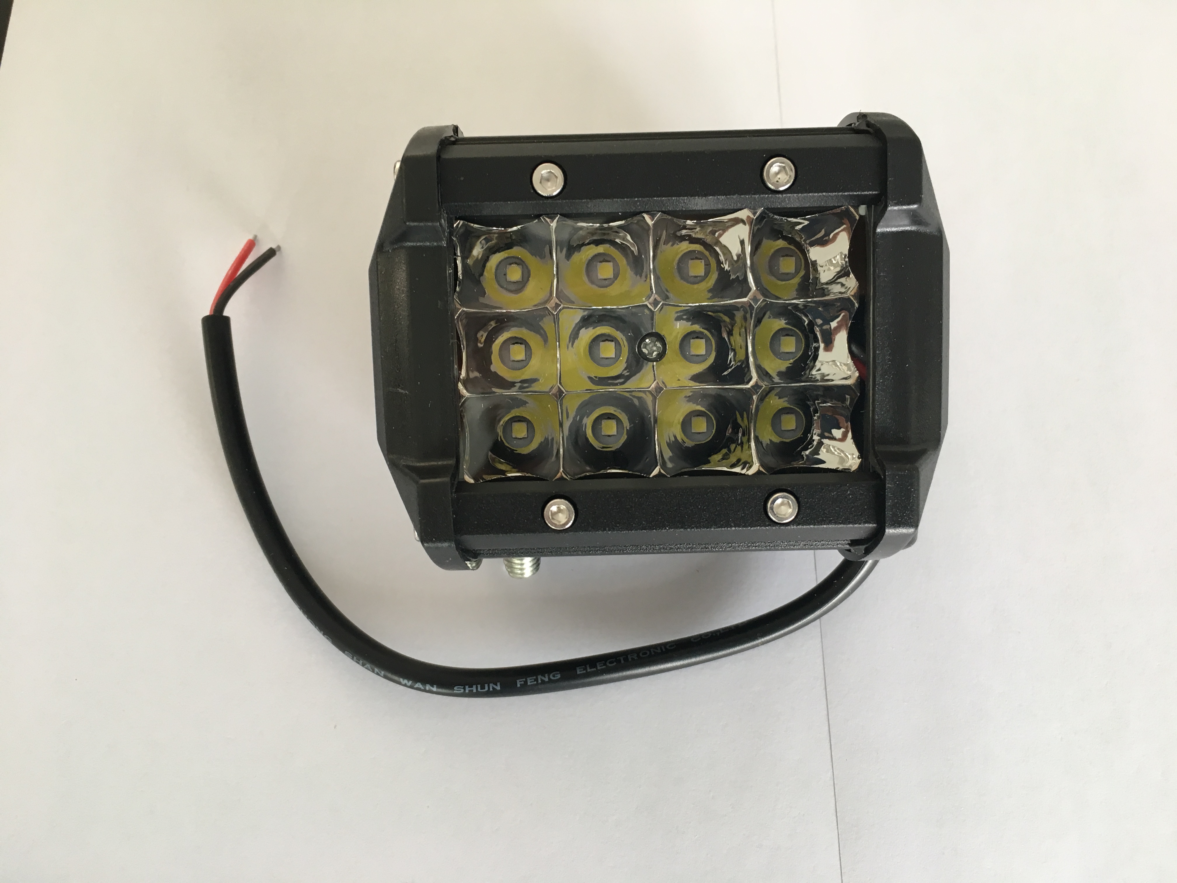 Luces antiniebla LED para automóviles 9-36W Aleación Mirror de PC Mirror de acero inoxidable Soporte Autu Led Fog Lights