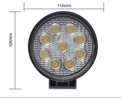  LED LED FOG LIGHT 36W ALEA CASTING PC Mirror de PC Soporte de acero inoxidable Autu Led Fog Lights