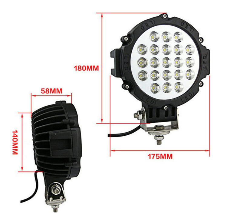 Luces de trabajo LED de RGB Halo Demon Eye - Cambio de color controlado por aplicaciones, DOT/ECE Dual Certified