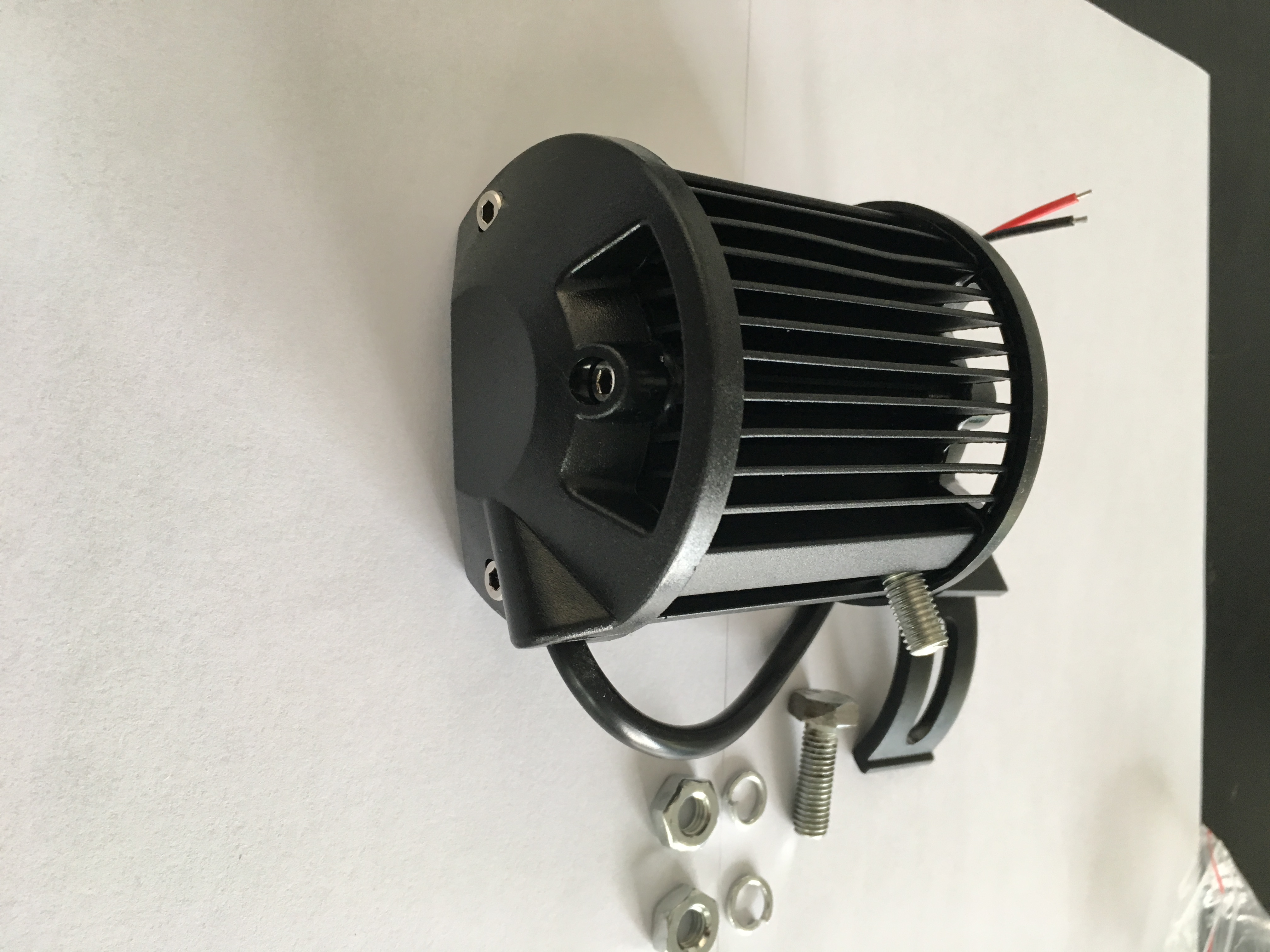 Luces antiniebla LED para automóviles 9-36W Aleación Mirror de PC Mirror de acero inoxidable Soporte Autu Led Fog Lights