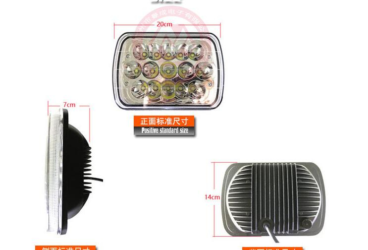 Lámparas de niebla LED de aleación Mirror de PC con casco de acero inoxidable Soporte de acero inoxidable Autu LEDE LED LED