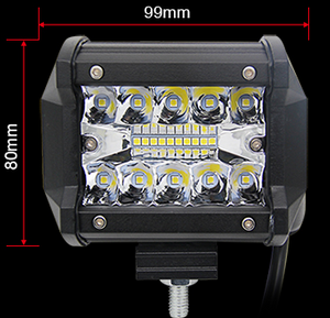 Jeep Wrangler Kit de niebla LED LEA ALEAY CASTING PC Mirror PC Soporte de acero inoxidable Autu Led Fog Lights