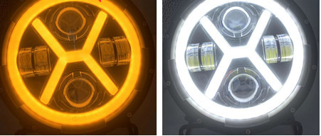 12-72W IP69K LED Work Lighting 10,000lm, a prueba de polvo para camiones mineros, certificado por marca electrónica certificada