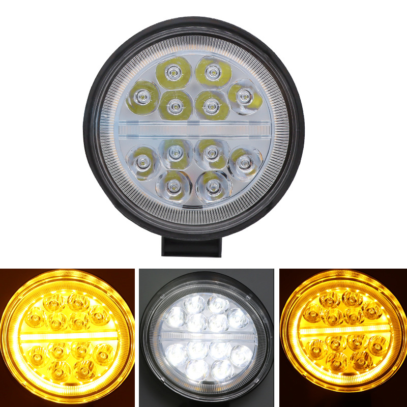 12-72W IP69K Luces antiniebla LED 10,000lm, a prueba de polvo para camiones mineros, certificado por marca electrónica